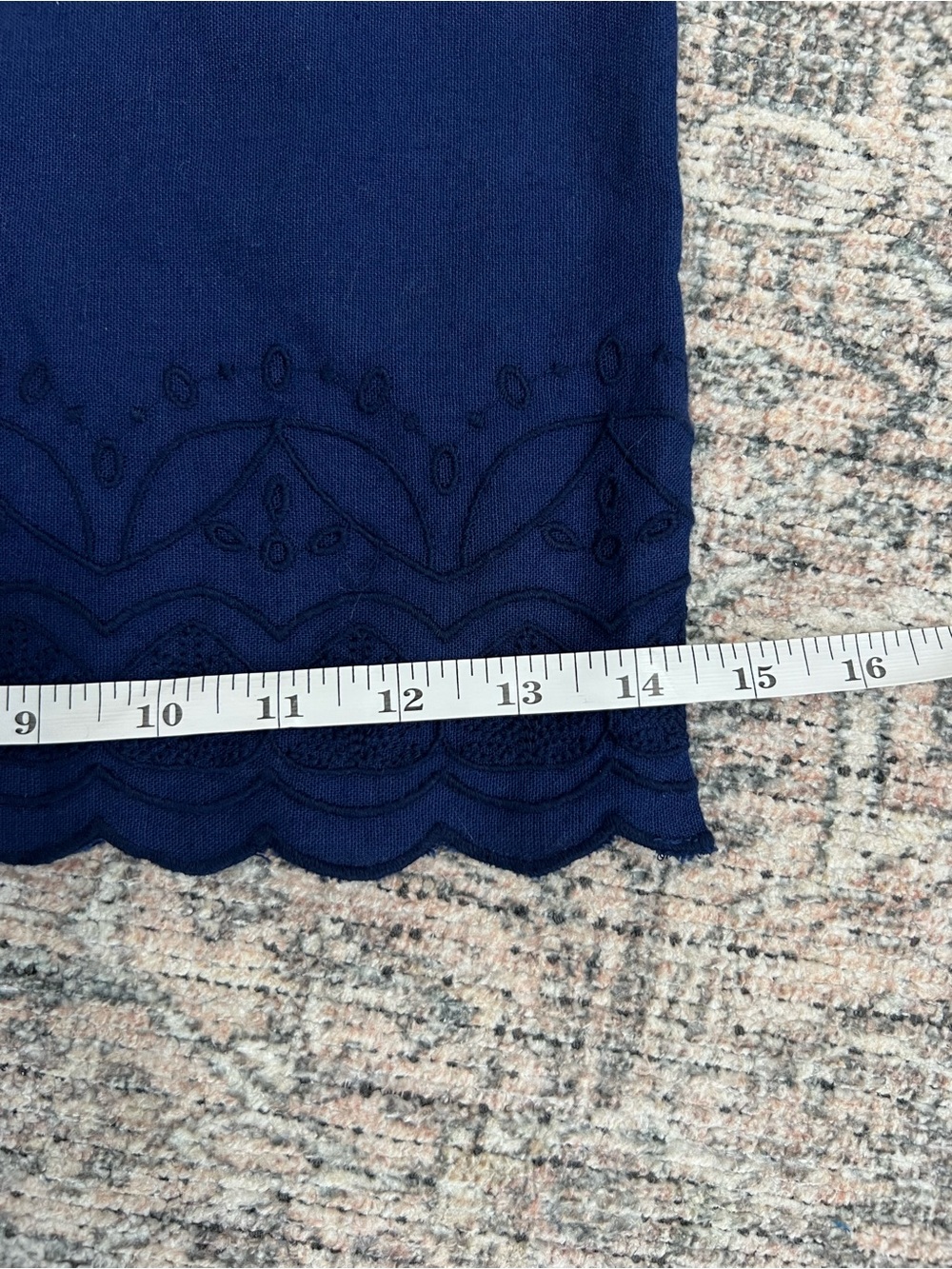 Roller Rabbit x Target Linen Blend Wide Leg Pants Womens Medium Scallop Hem NWT - Picture 10 of 16